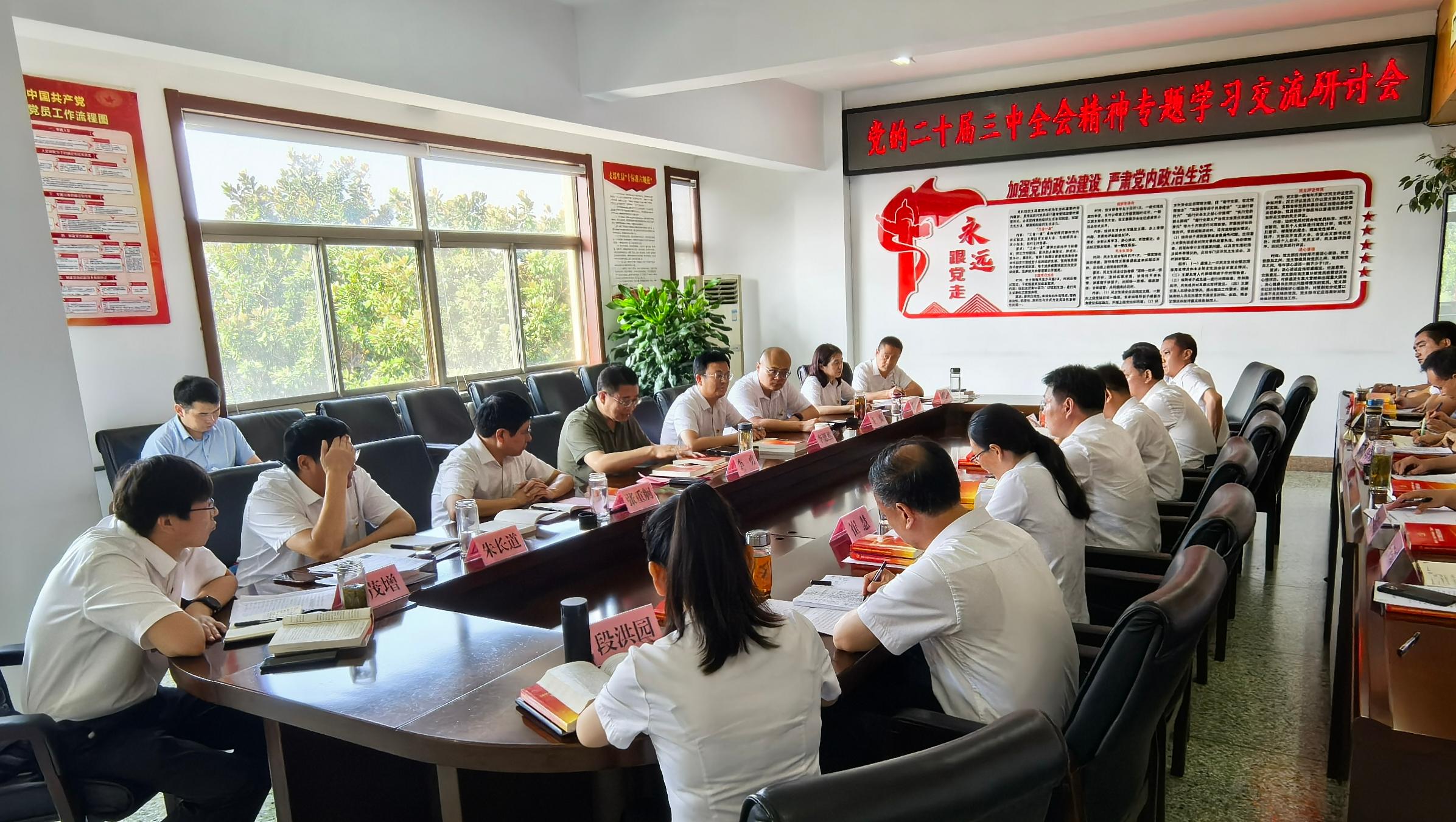 李勇到縣財政局指導黨的二十屆三中全會精神專題學習研討會
